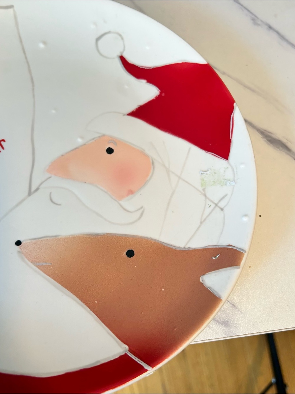 ⭐️ 5 for $25⭐️hallmark Santa Claus cookie plate - Picture 10 of 11